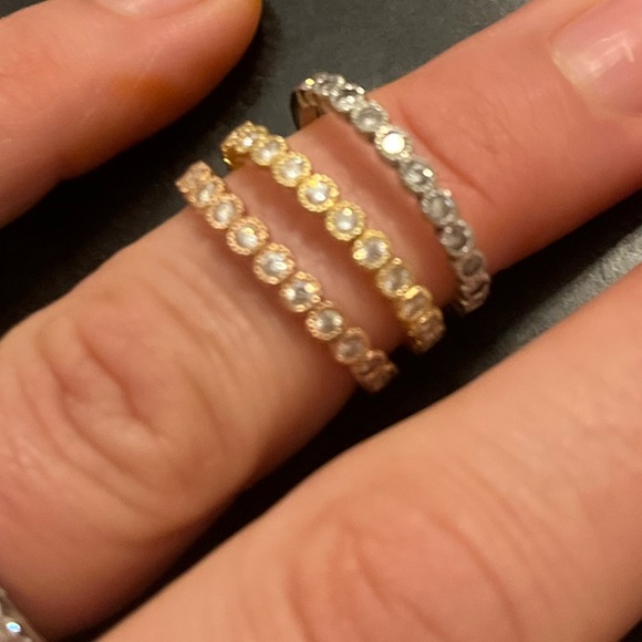 Sophia Fiori ROSE GOLD Diamond Stackable Band - Picture 4 of 5